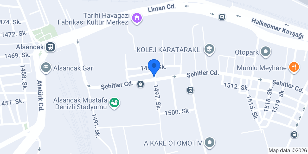 ALSANCAK TIR PARKI konumu