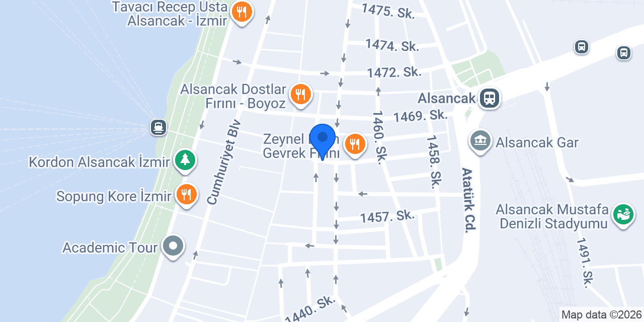 Alsancak Sandviç konumu
