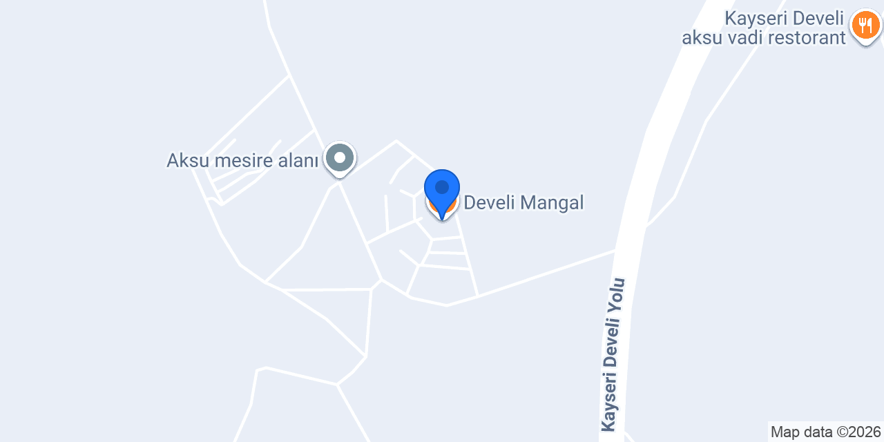 Develi Mangal konumu