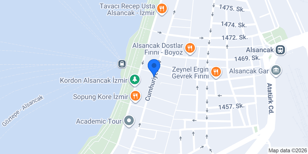 EuropeUni İzmir Ofisi konumu