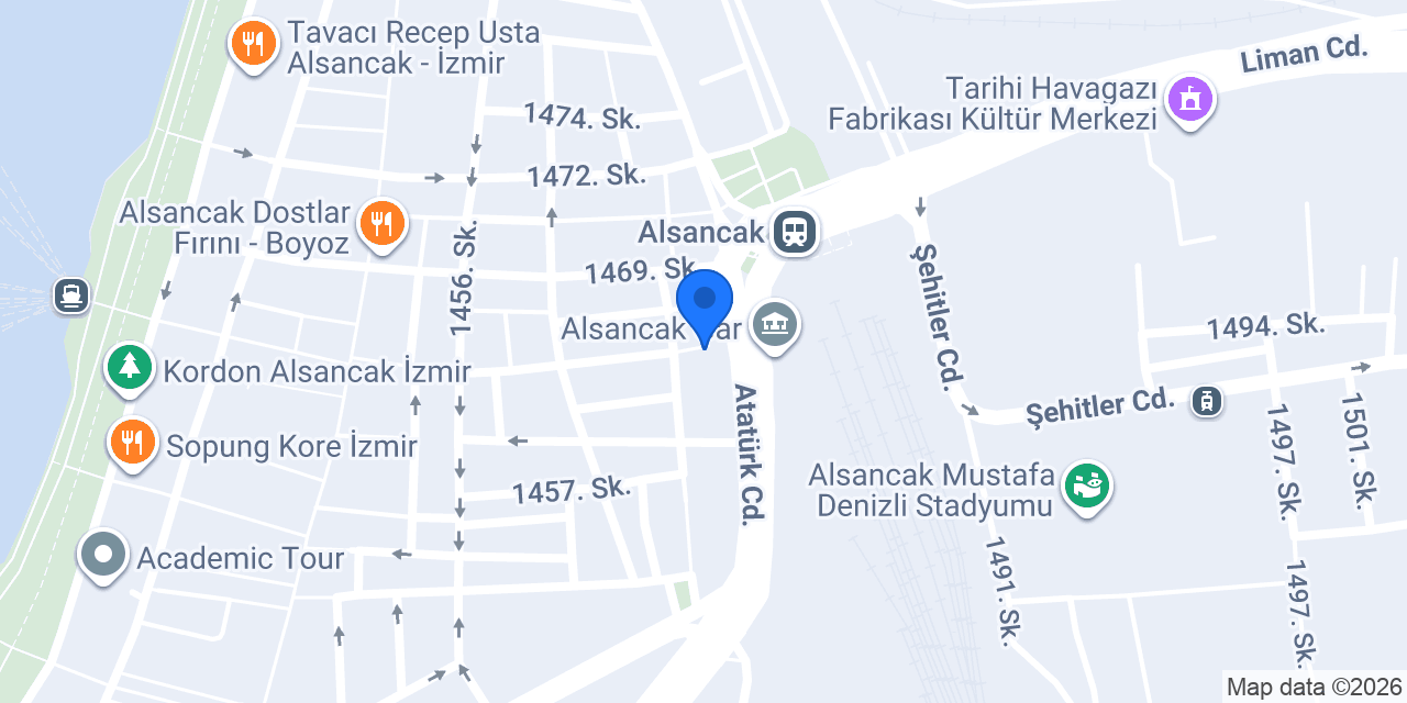 Kantin Alsancak konumu