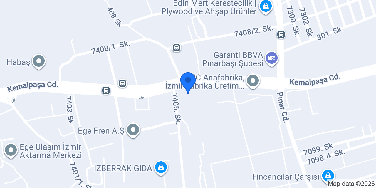 Yapı Kredi Bankası - Dokuzeylül Ticari Şubesi konumu