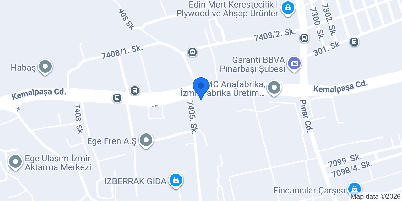 Yapı Kredi - Pınarbaşı Şubesi konumu
