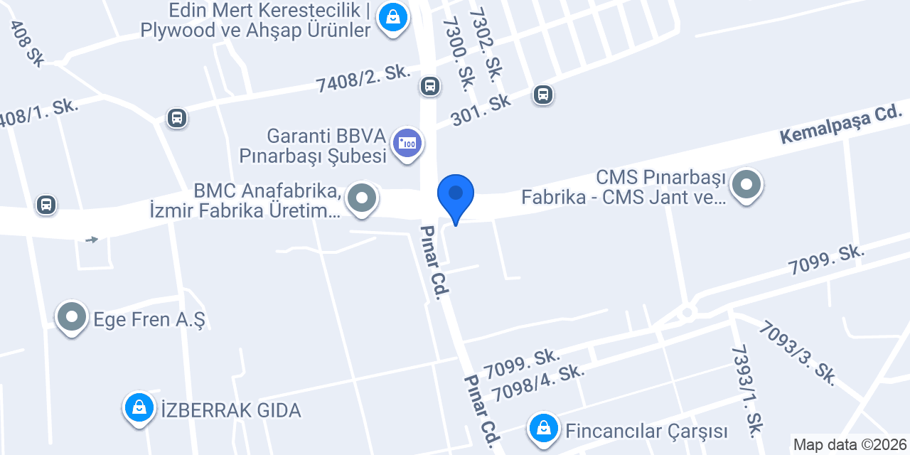 Vakıf Katılım Pınarbaşı Şubesi konumu