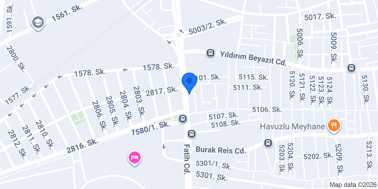 Mersinli Sürücü Kursu konumu