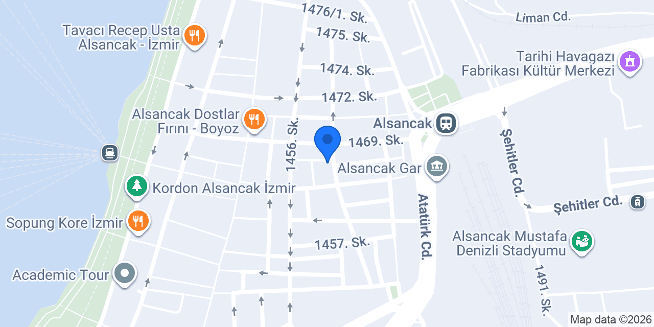 Alsancak Kurye konumu