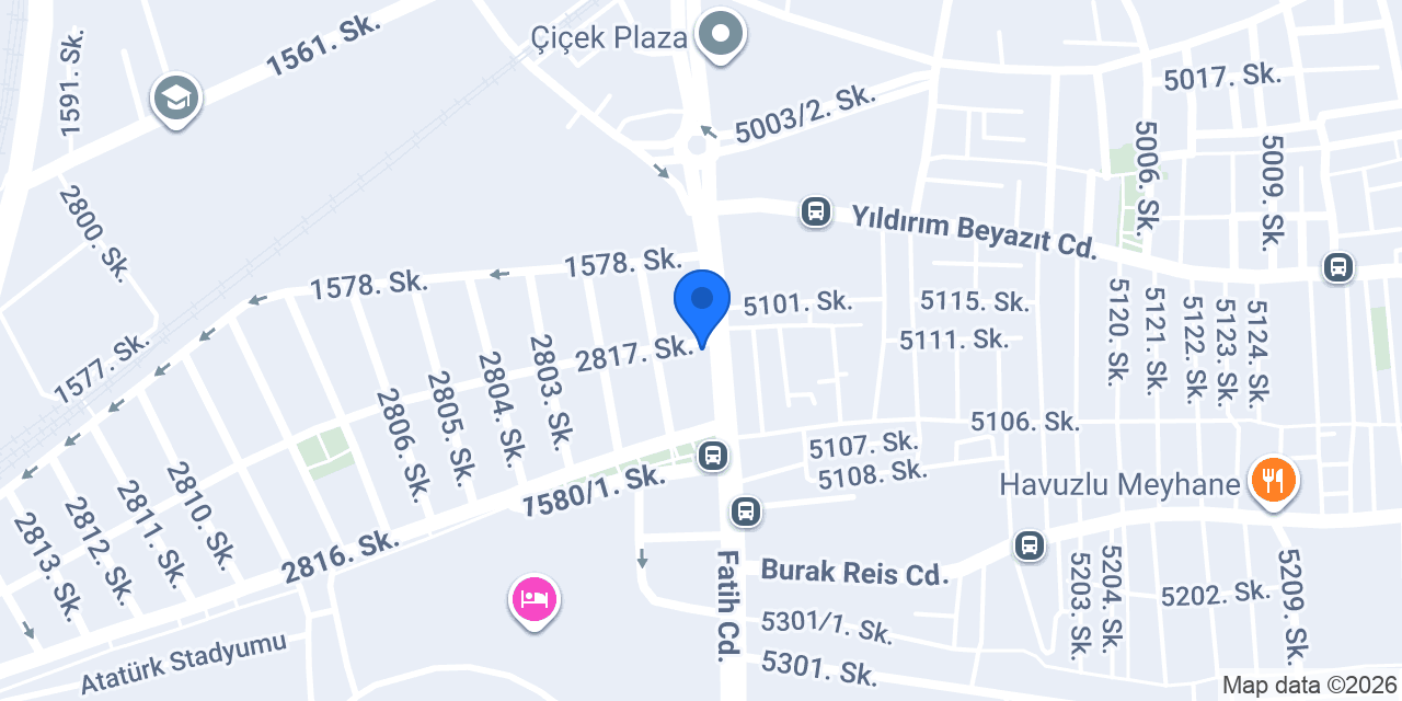 hızır çilingir konumu