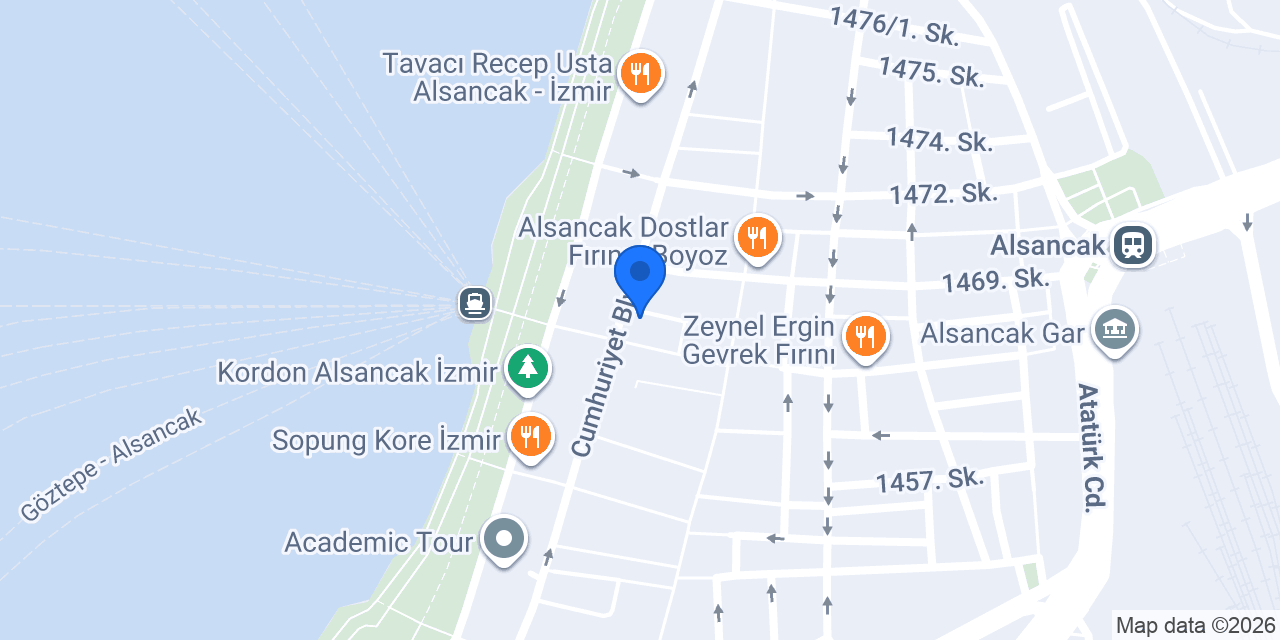 Nişantaşı cafe alsancak izmir konumu
