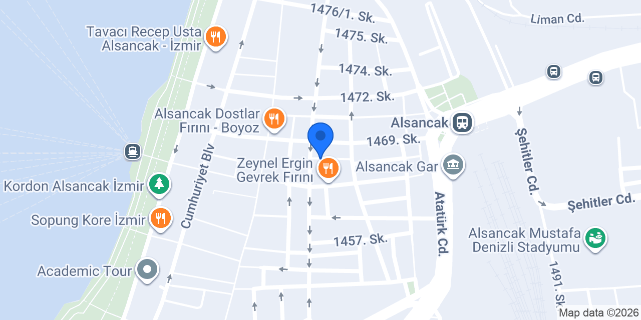 PAL İzmir konumu