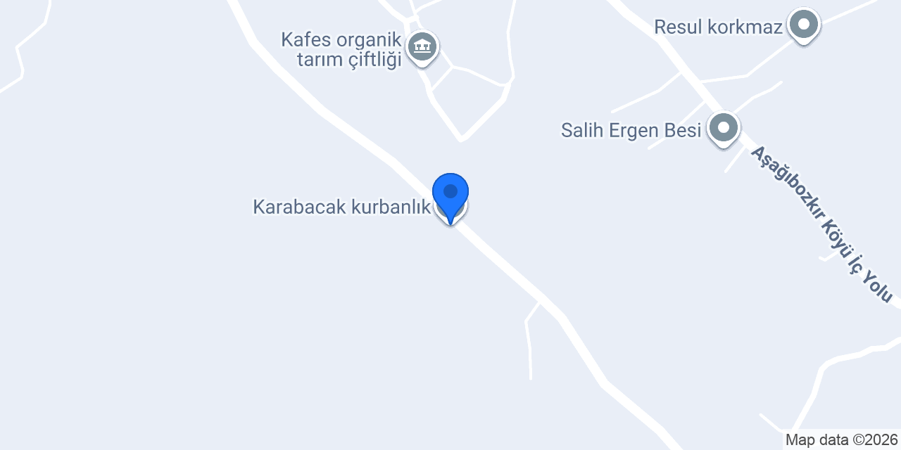 Karabacak kurbanlık konumu