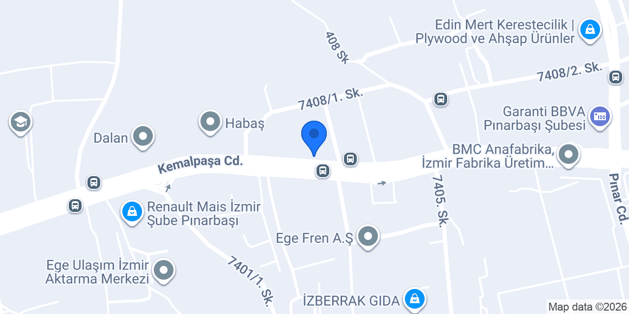 TEB Pınarbaşı Şubesi konumu