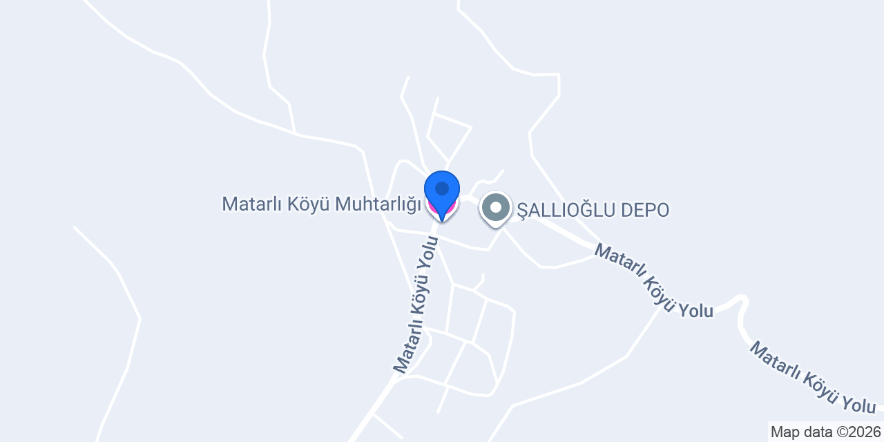 Matarlı Köyü Muhtarlığı konumu