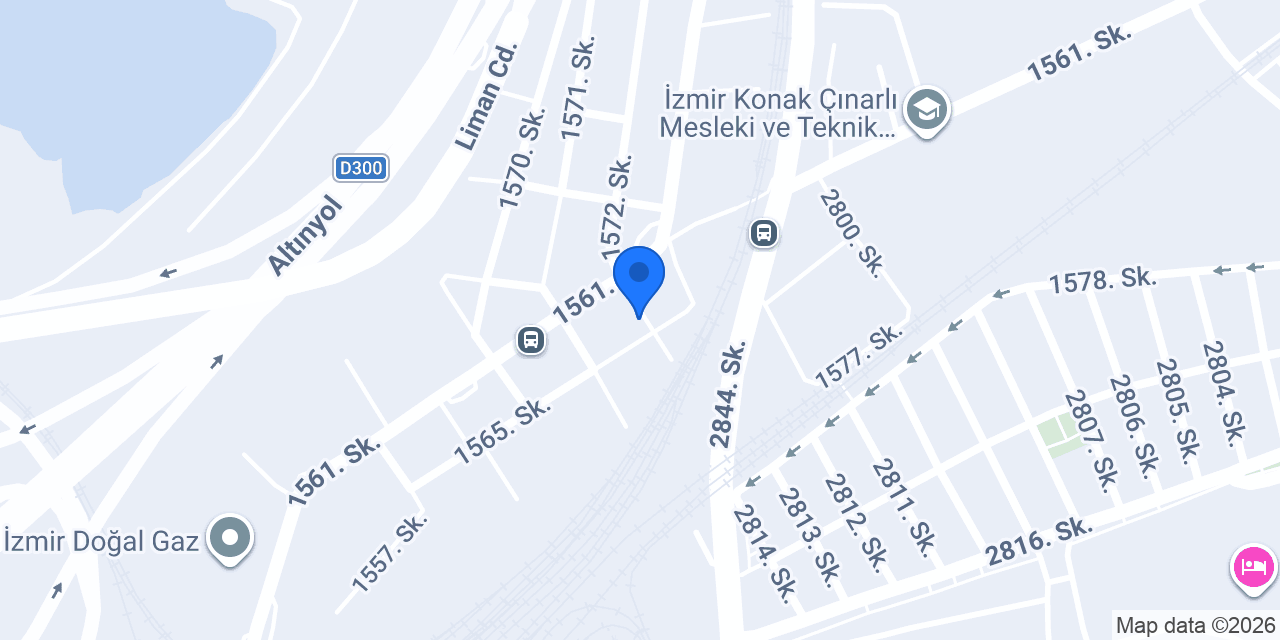 İzmir Nöbetçi Çiçekçi konumu