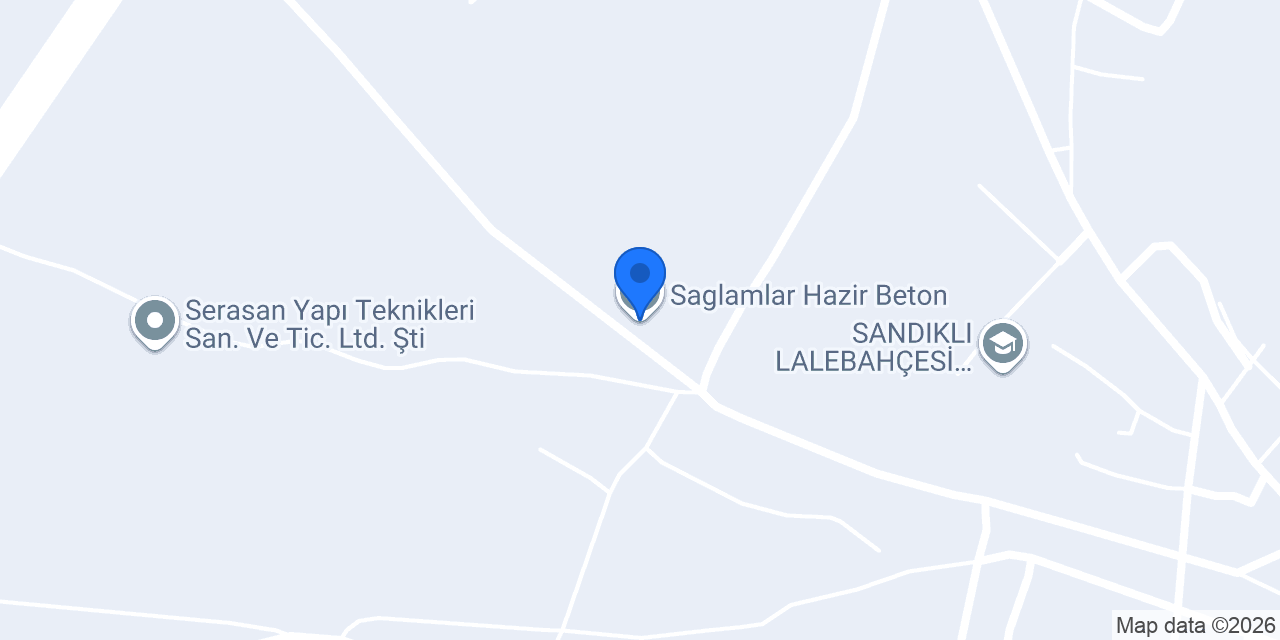 Saglamlar Hazir Beton konumu