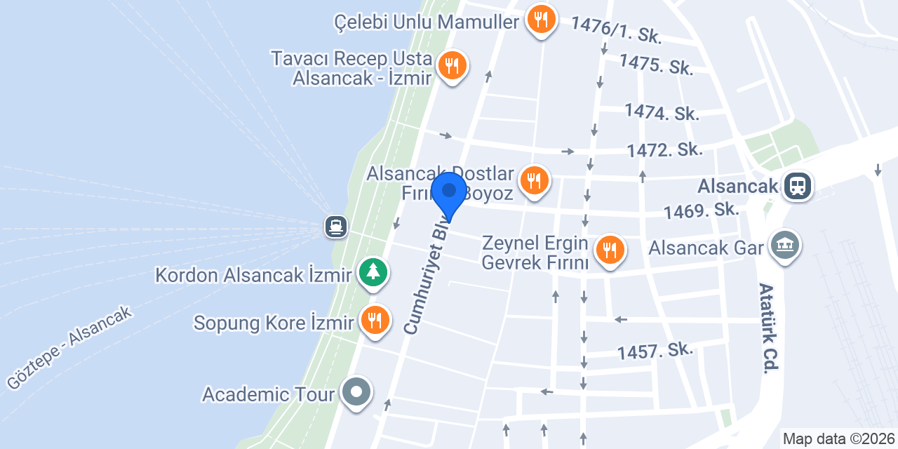 BonVivant Alsancak konumu