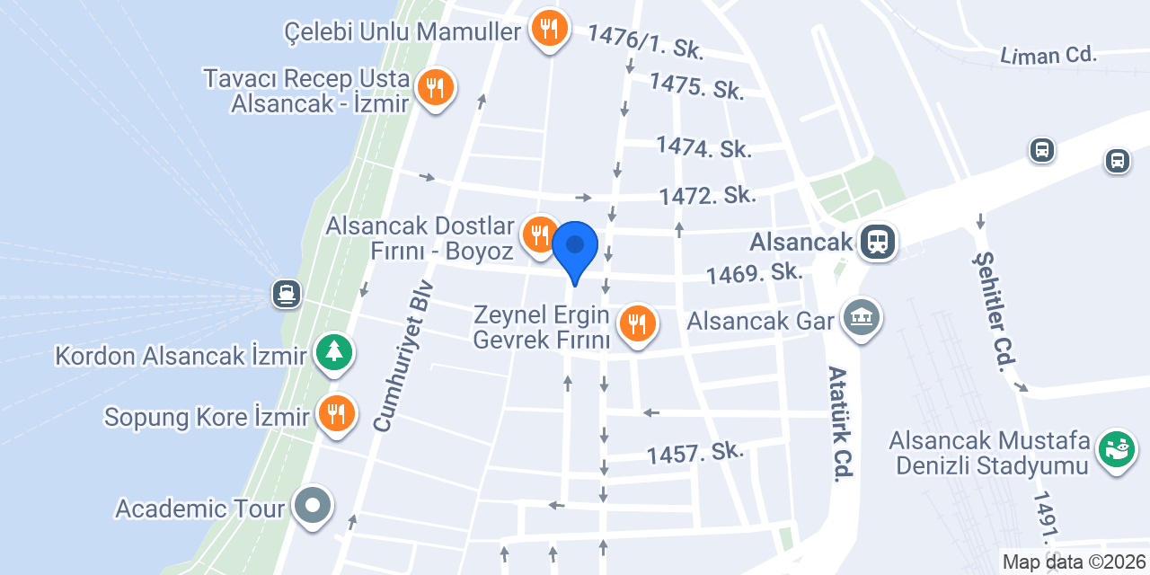 Reset Pub Alsancak konumu