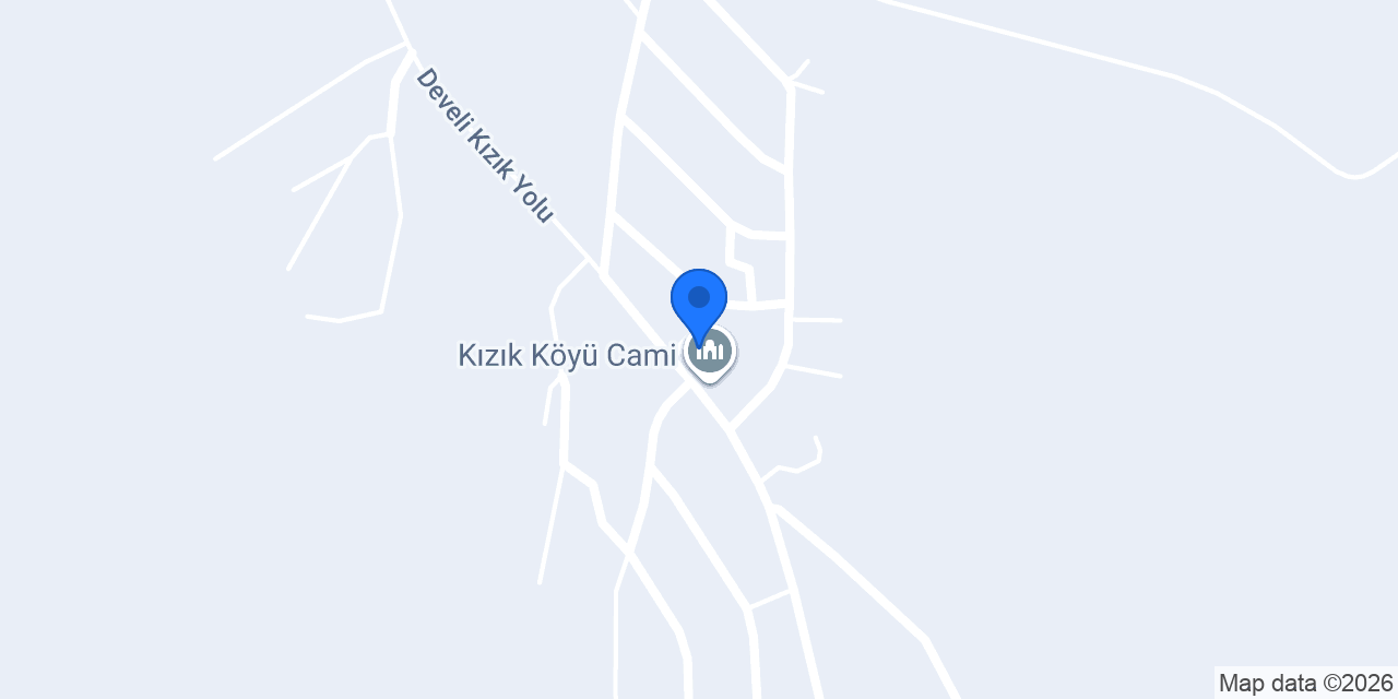 Kızık Köyü İlkokulu konumu