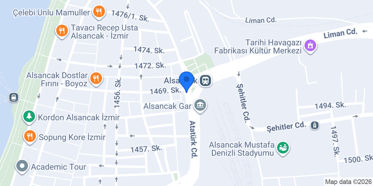 Garanti BBVA Alsancak Liman Şubesi konumu