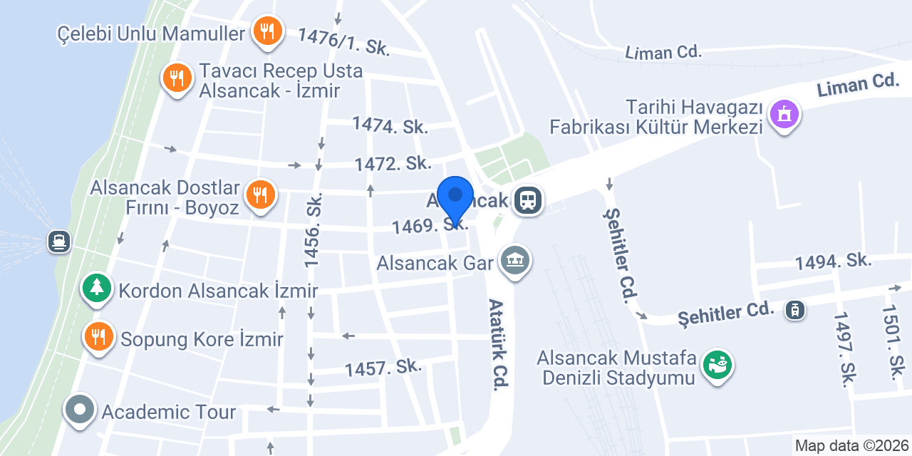 Deniz Pansiyon konumu