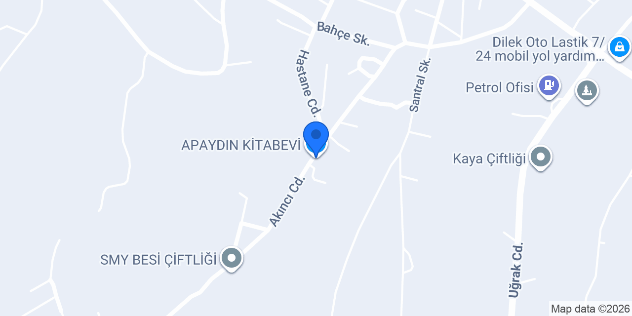 APAYDIN KİTABEVİ konumu