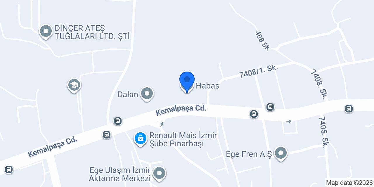 Habaş konumu