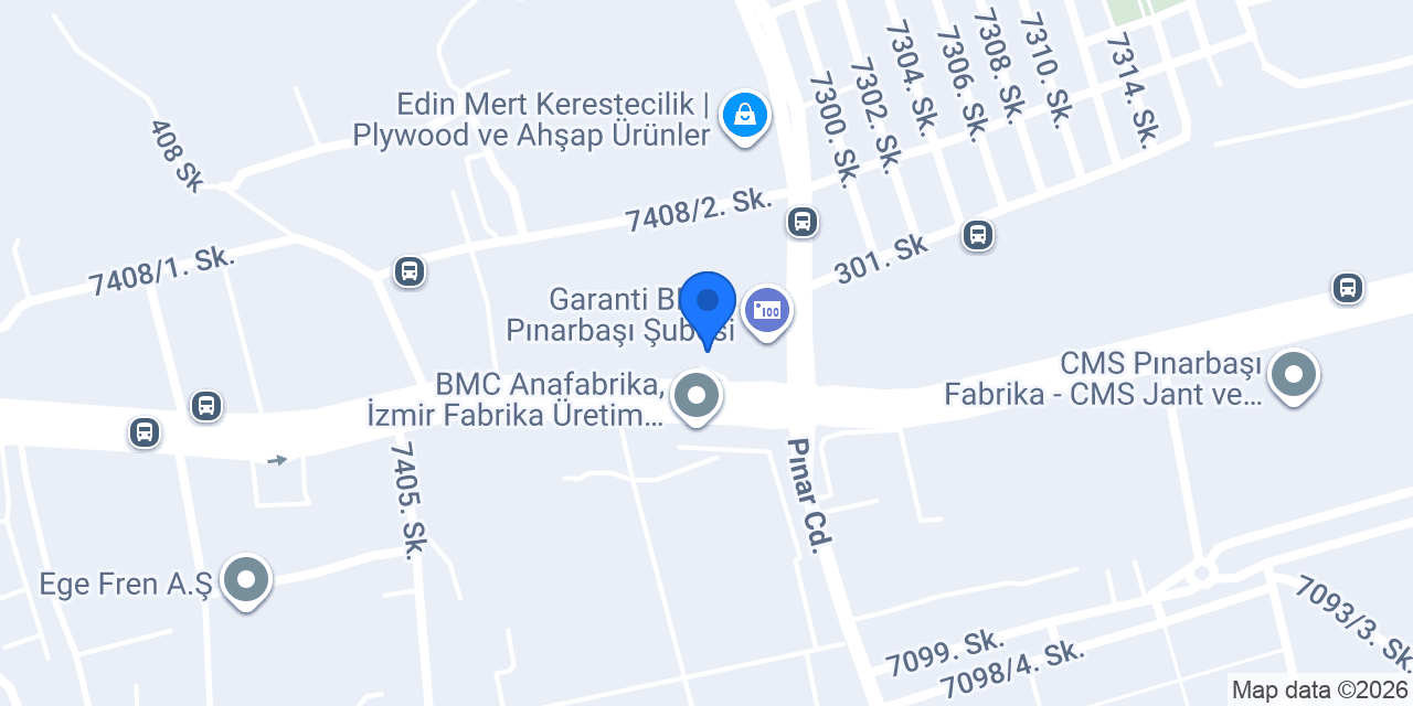 Kuveyt Türk Pınarbaşı Şubesi konumu