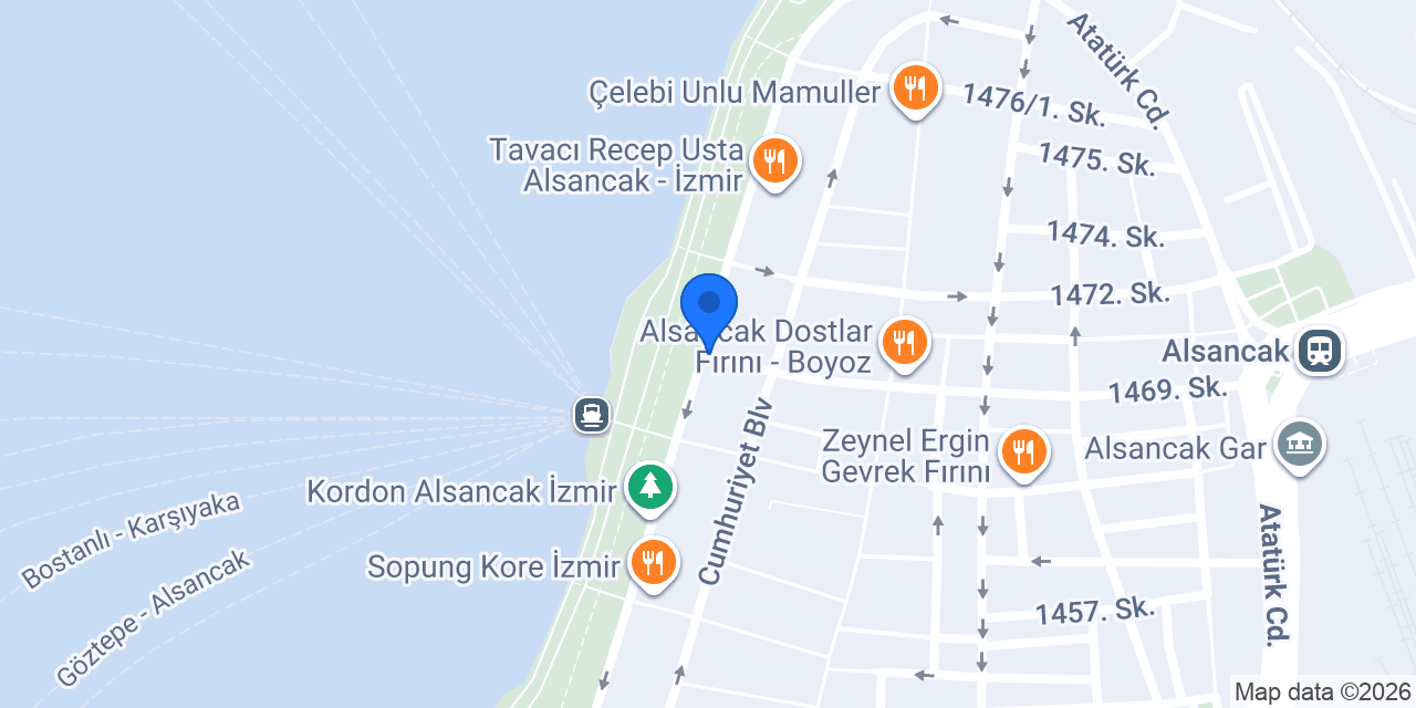 Deniz Limanı Şube Müdürlüğü konumu