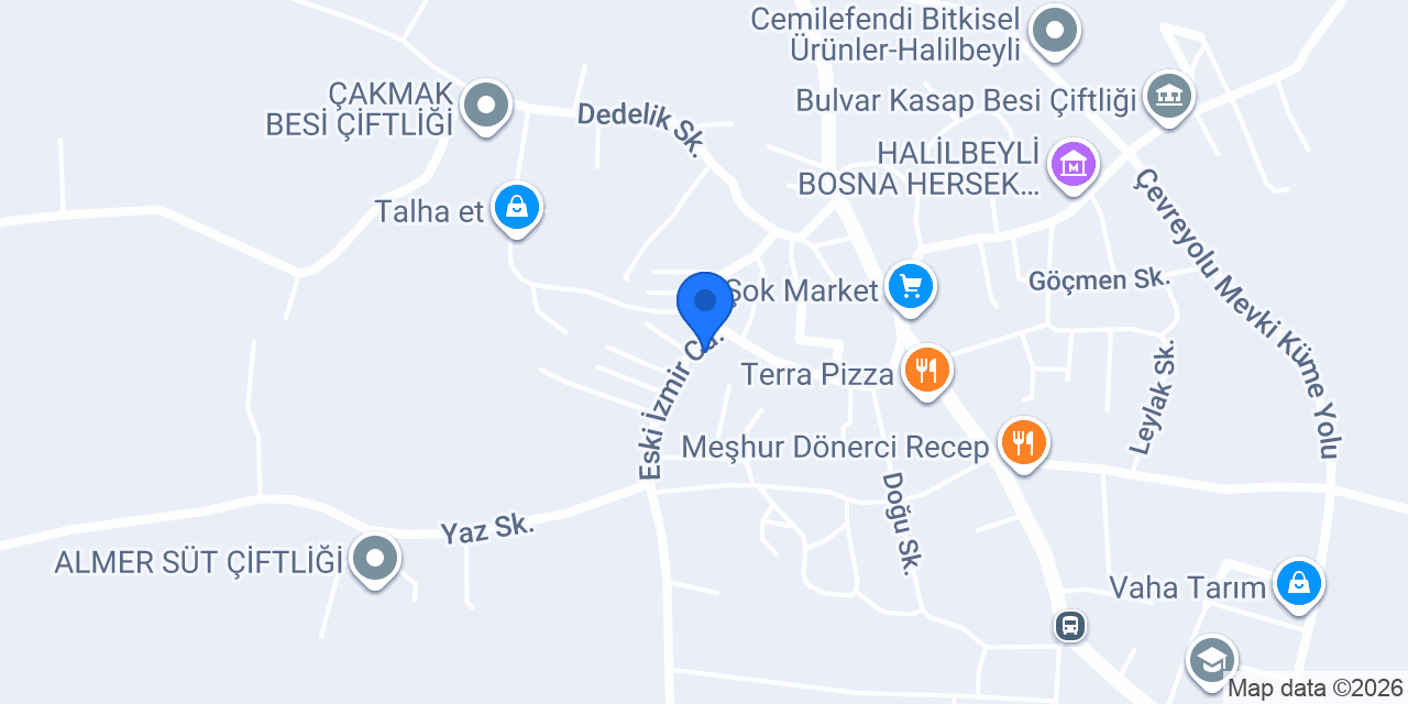 Halilbeyli Kasap konumu