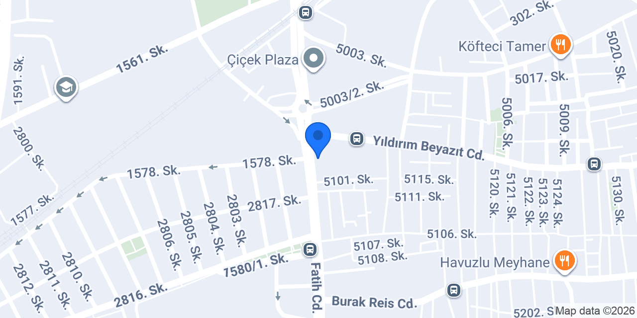 Yücel Turizm Taşımacılık konumu