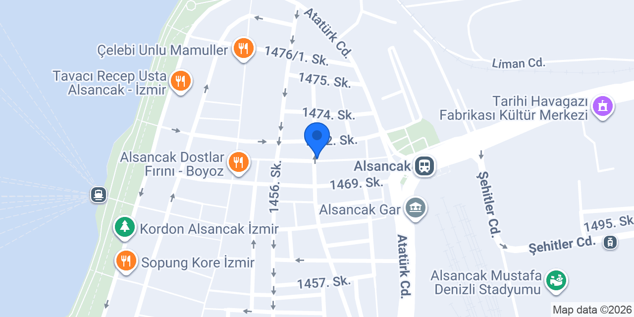 Alsancak Evde Masaj konumu