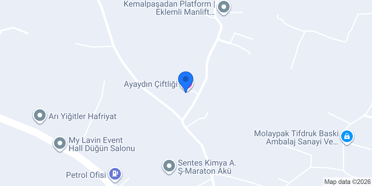 Ayaydın Çiftliği konumu