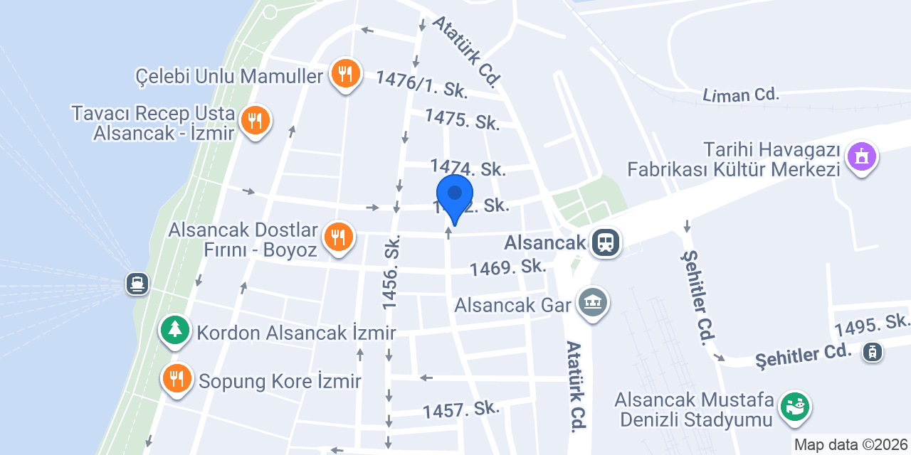 Talles City Hotel Alsancak konumu