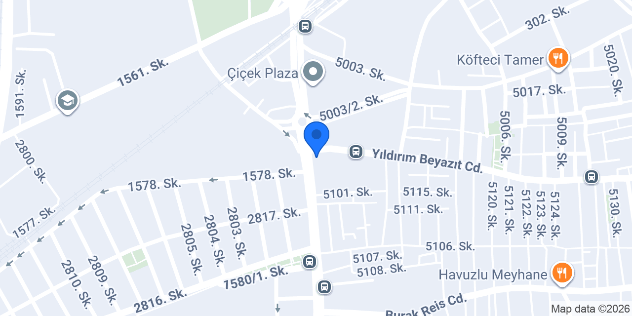 Ziraat Bankası Çamdibi Şubesi konumu