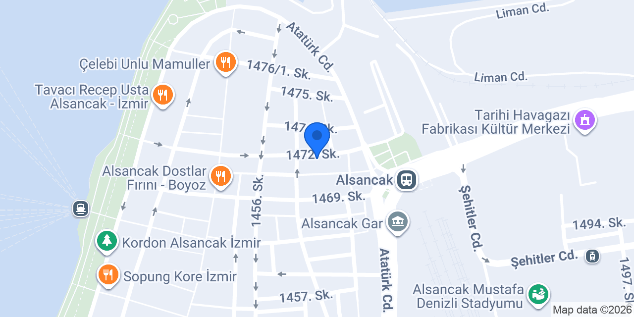 Alsancak Karma Mutfak konumu
