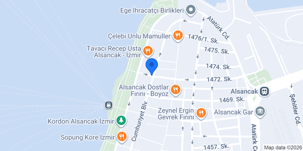 Tostçu Alsancak konumu
