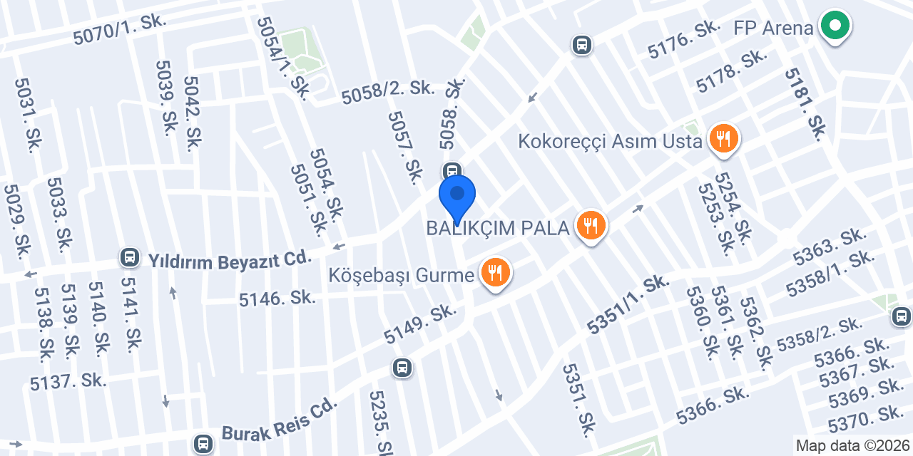İnci Sigorta Acenteliği Ltd.Şti.Çamdibi Şubesi konumu