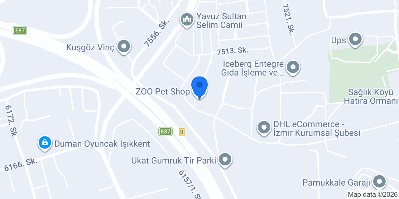 ZOO Pet Shop konumu