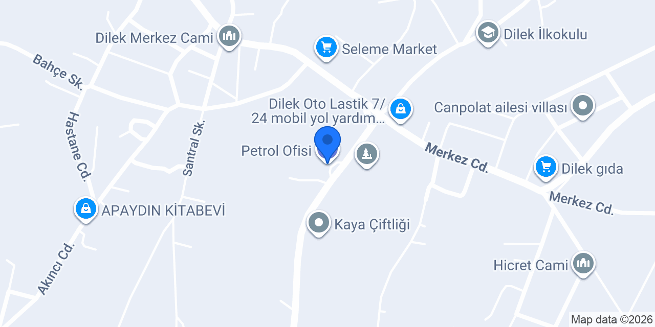 Petrol Ofisi konumu
