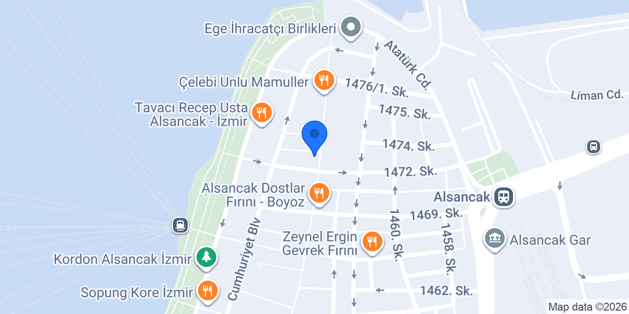 Argo Meyhane Alsancak konumu