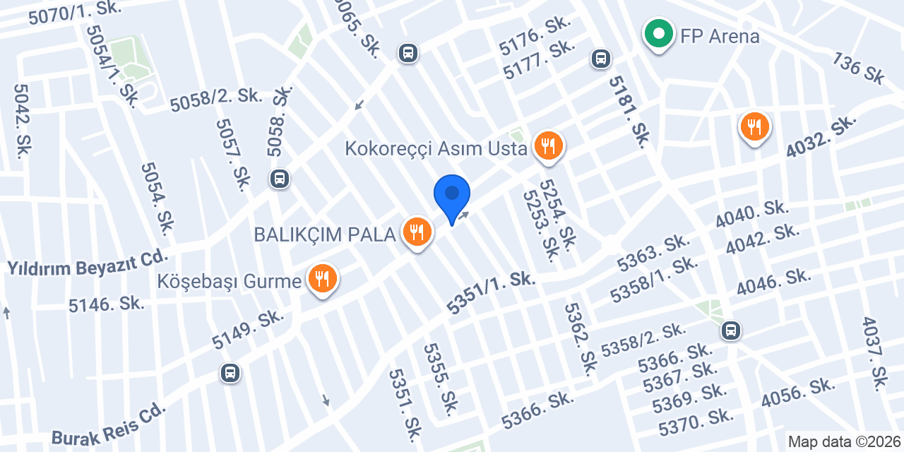 Ödemiş Can Köfte konumu