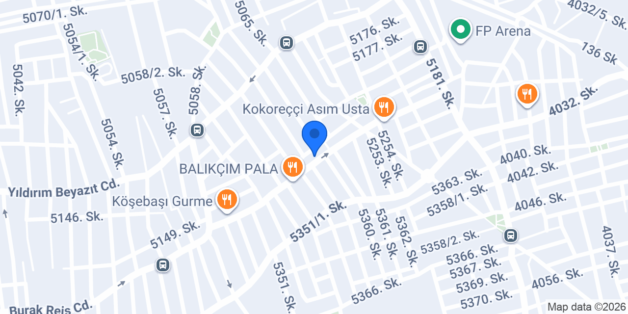 Gül Çiçekçilik konumu