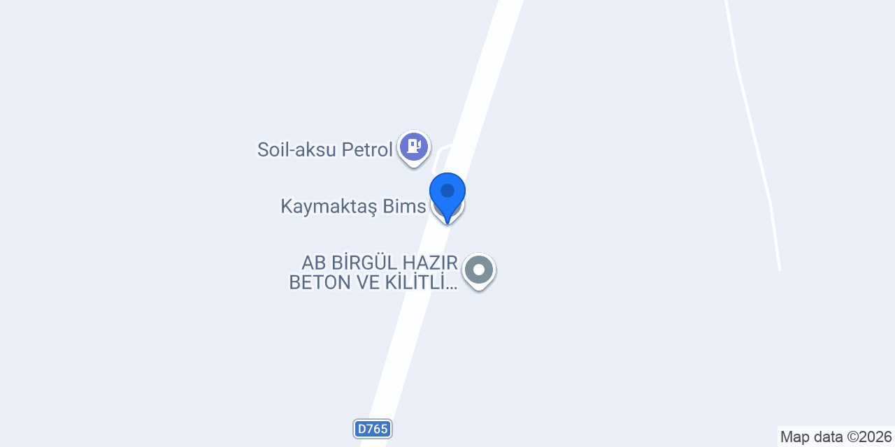 Kaymaktaş Bims konumu