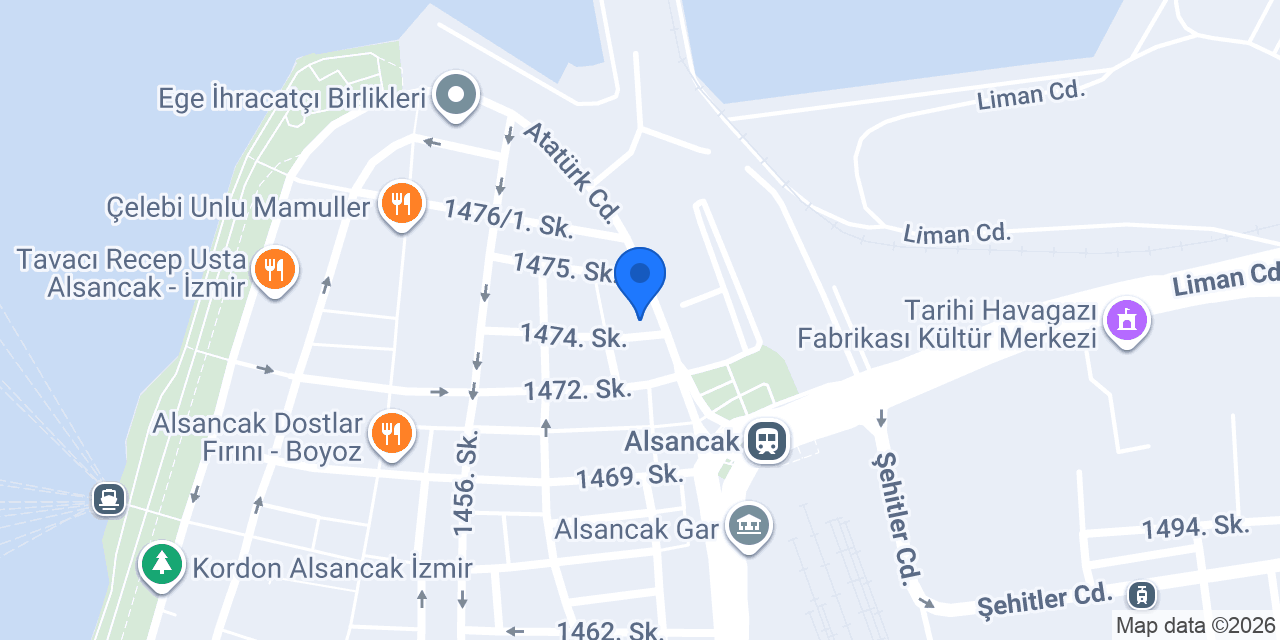 İzmir Protestan Kilisesi konumu