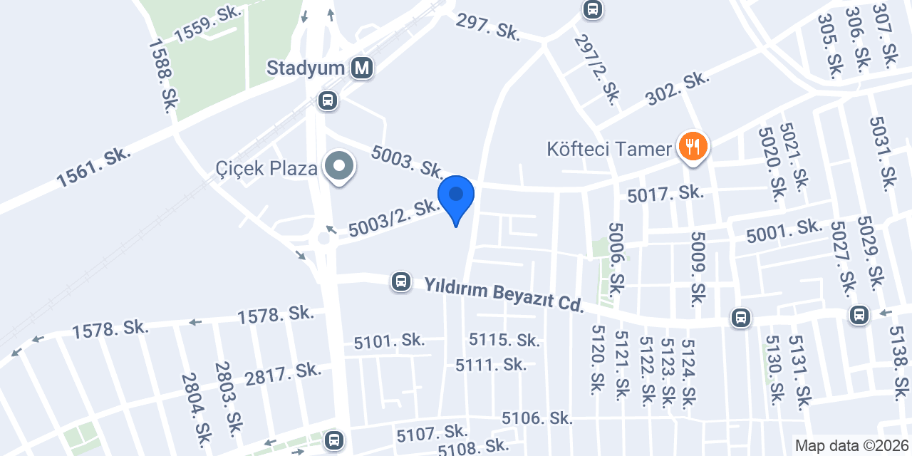 Özel Bornova Diyaliz Merkezi konumu