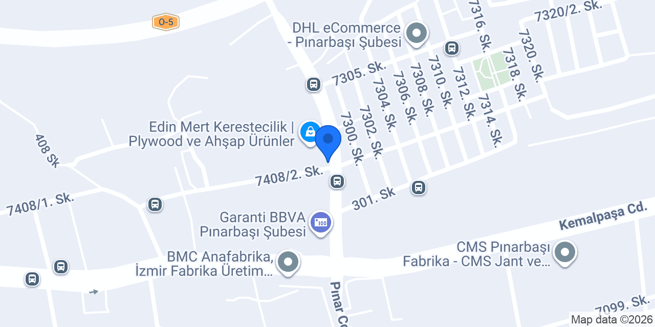 Öztekin Yapı Pimapen konumu