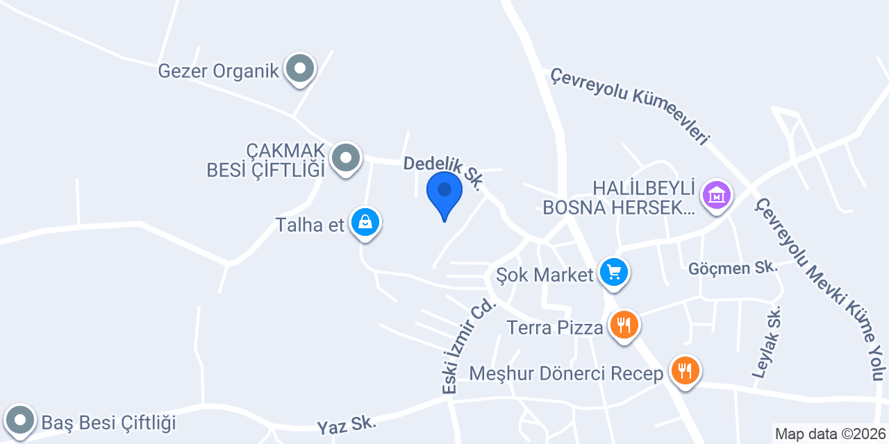 Balcı et besi çiftliği konumu