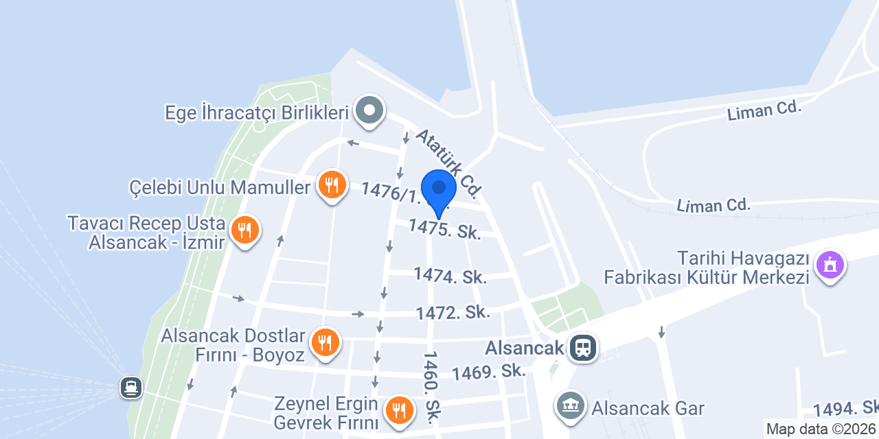 Pasaport Pizza Alsancak konumu
