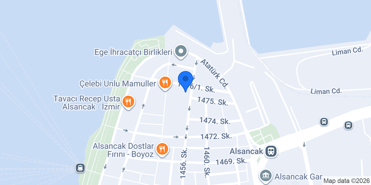 İzmir 25. Noterliği konumu