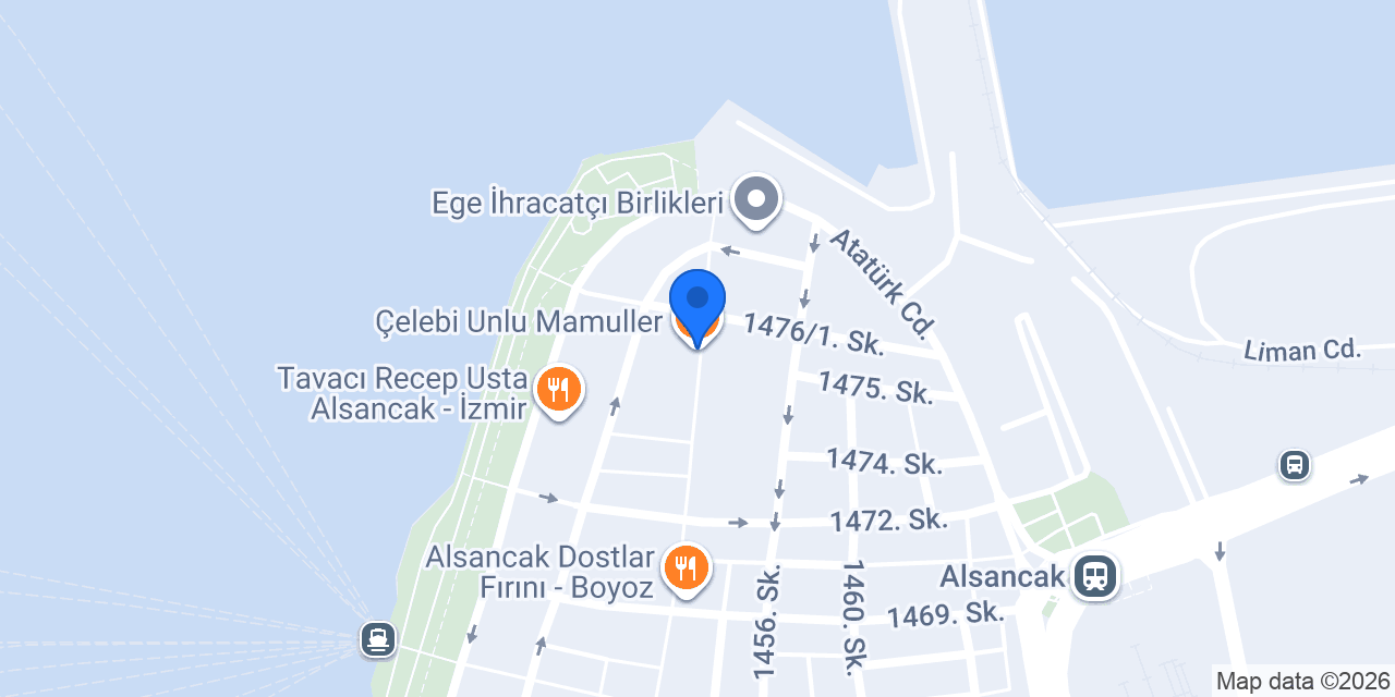 Çelebi Unlu Mamuller konumu