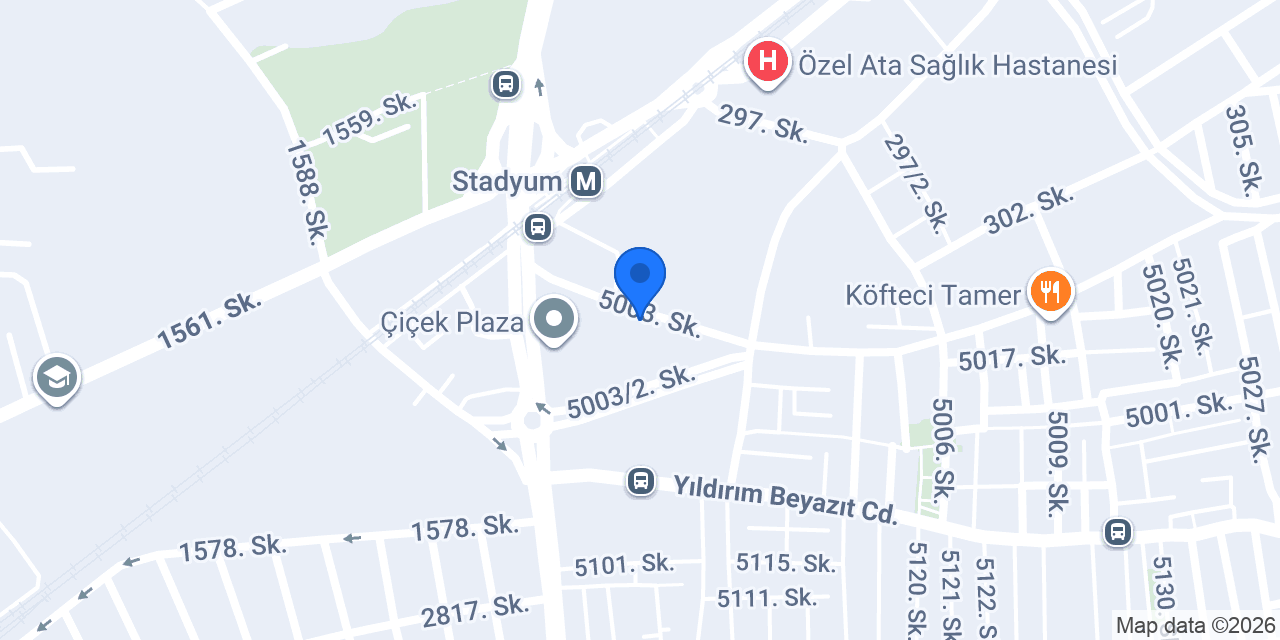 Alpdemir Hukuk Bürosu konumu
